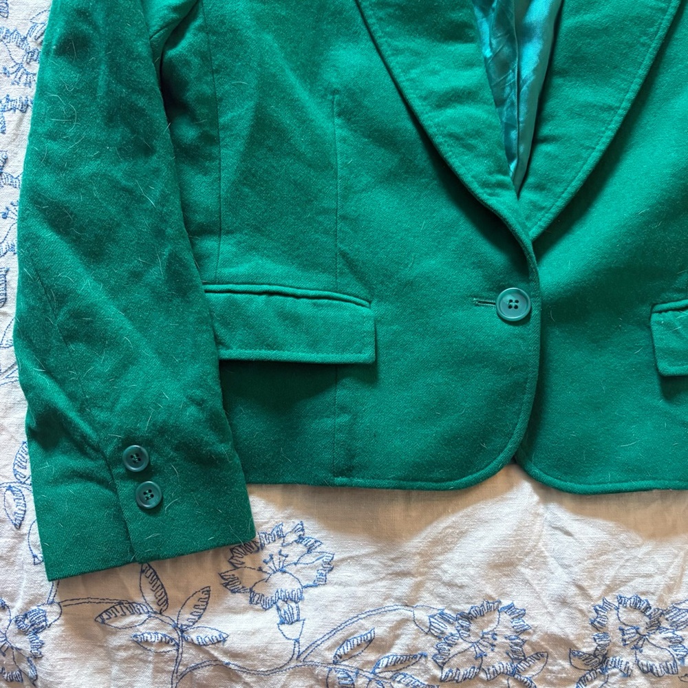 Pendleton Emerald Wool Blazer - image 7